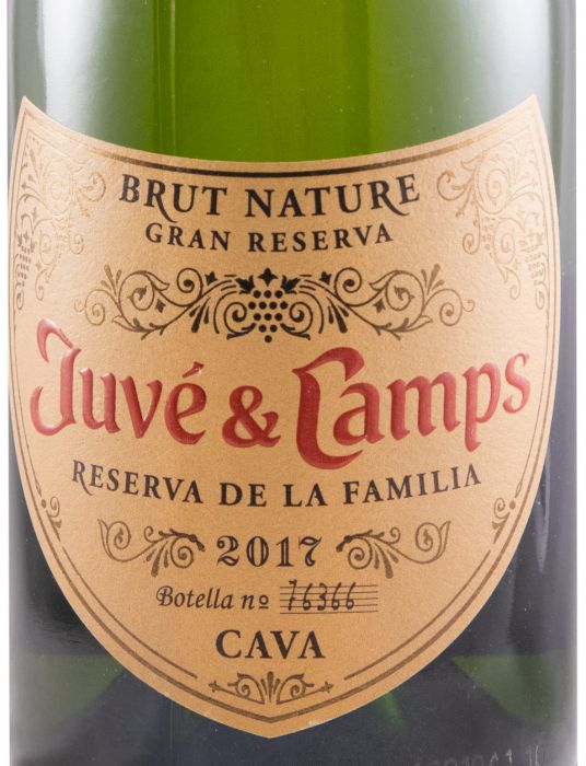 2017 Sparkling Wine Cava Juvé & Camps Reserva de la Familia Brut Nature organic
