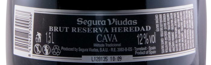 Sparkling Wine Cava Segura Viudas Heredad Reserva Brut 1.5L