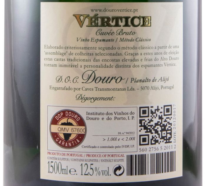 Espumante Vértice Cuvée Bruto 1,5L