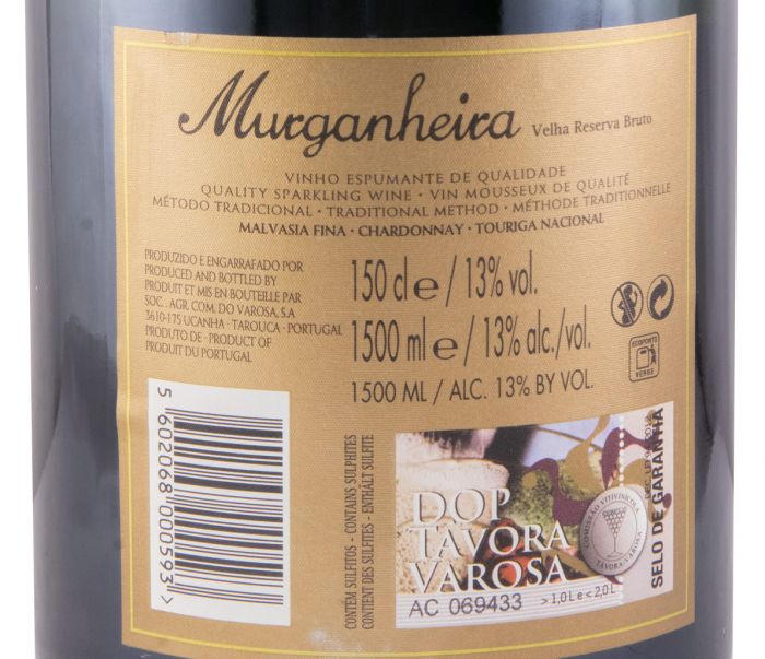 2017 Sparkling Wine Murganheira Velha Reserva Brut 1.5L