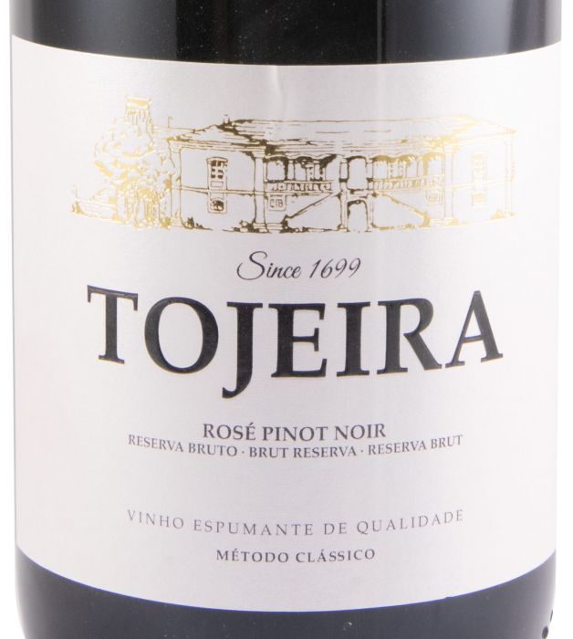 Espumante Tojeira Pinot Noir Reserva Bruto rosé