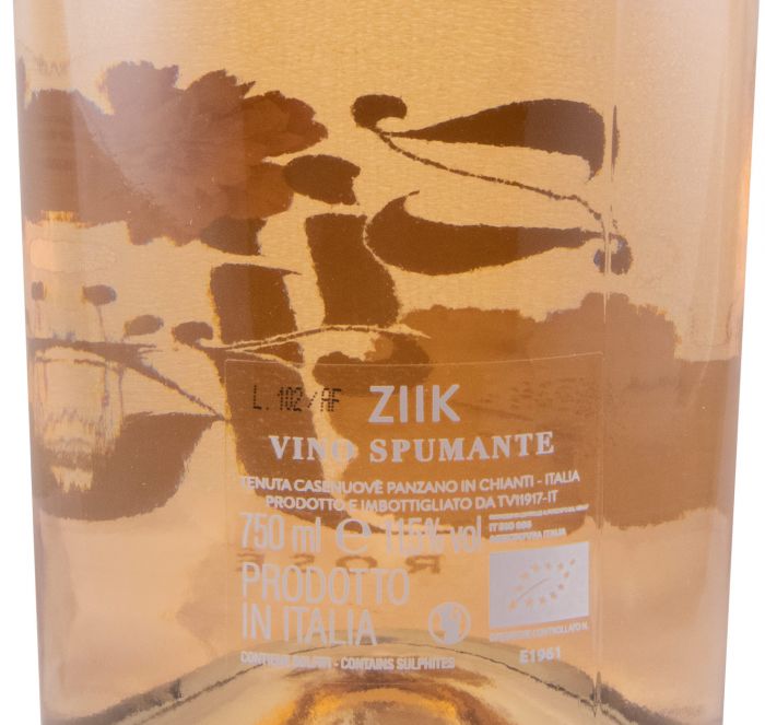 2017 Sparkling Wine Tenuta Casenuove ZIIK Brut organic rosé