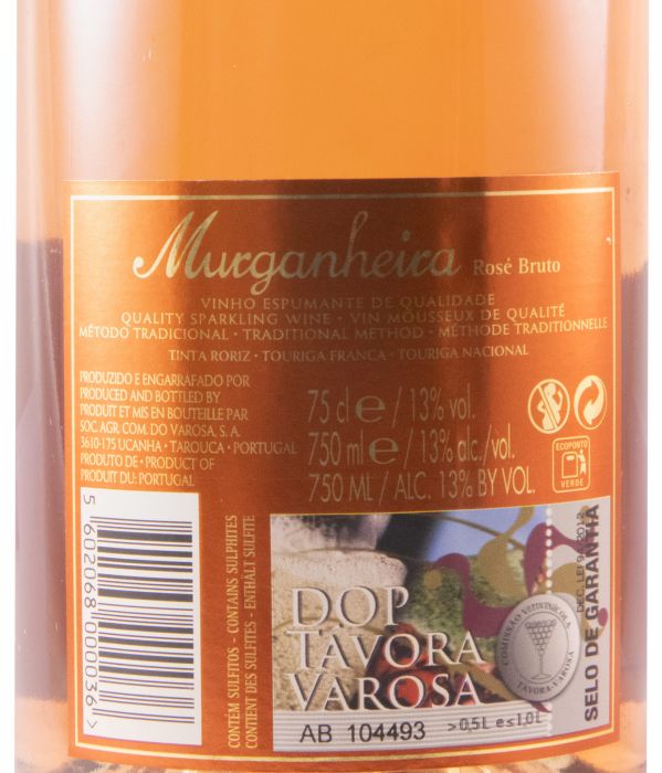 2014 Espumante Murganheira Reserva Bruto rosé