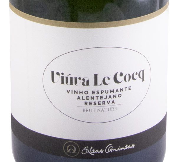 2020 Espumante Altas Quintas Viúva Le Cocq Reserva Bruto Natural