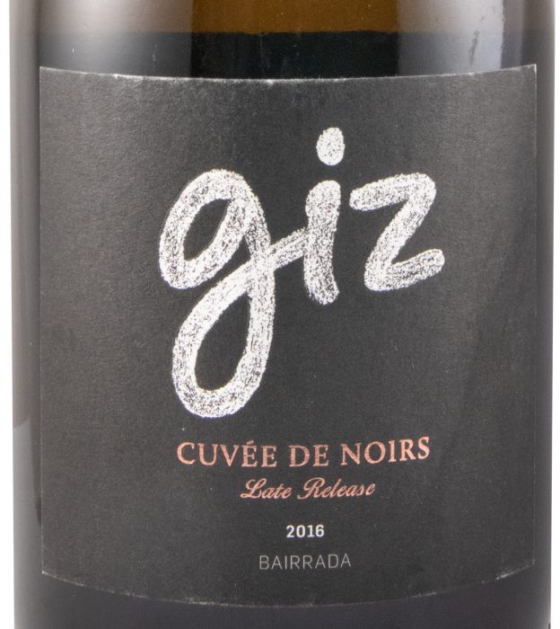 2016 Espumante Giz by Luís Gomes Cuvée de Noirs Late Release Bruto Natural