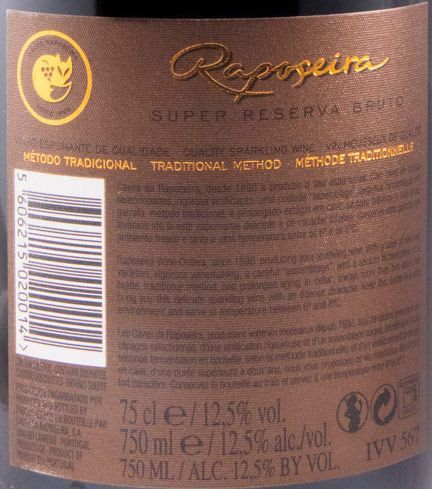 2016 Sparkling Wine Raposeira Super Reserva Brut