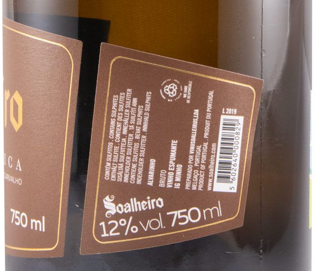 2019 Espumante Soalheiro Alvarinho Barrica Bruto