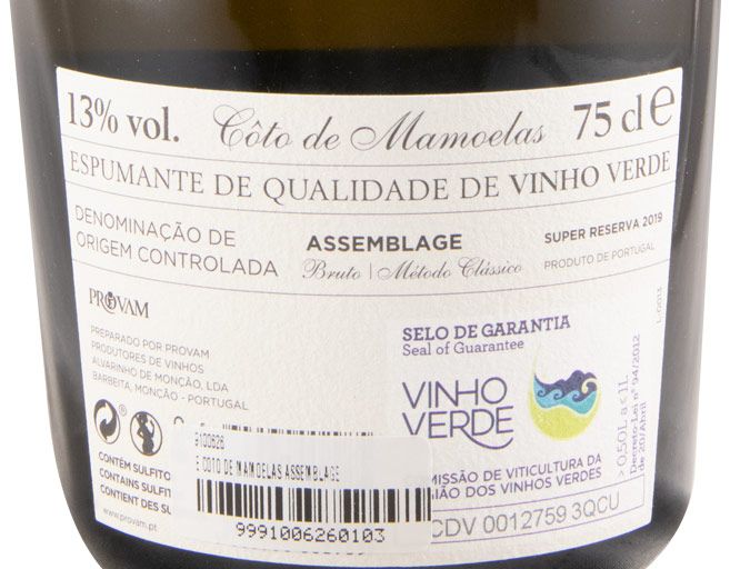 Sparkling Wine Côto de Mamoelas Assemblage Brut