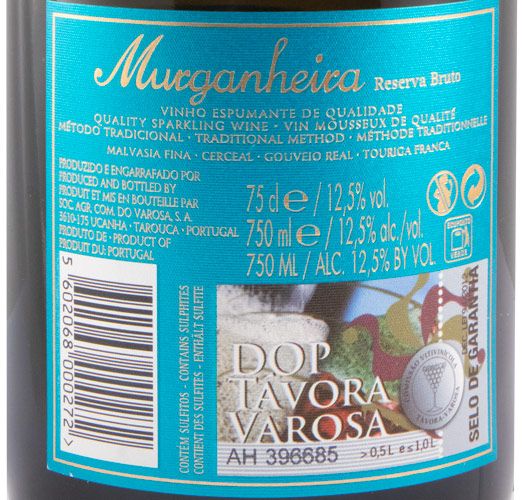 2021 Sparkling Wine Murganheira Reserva Brut