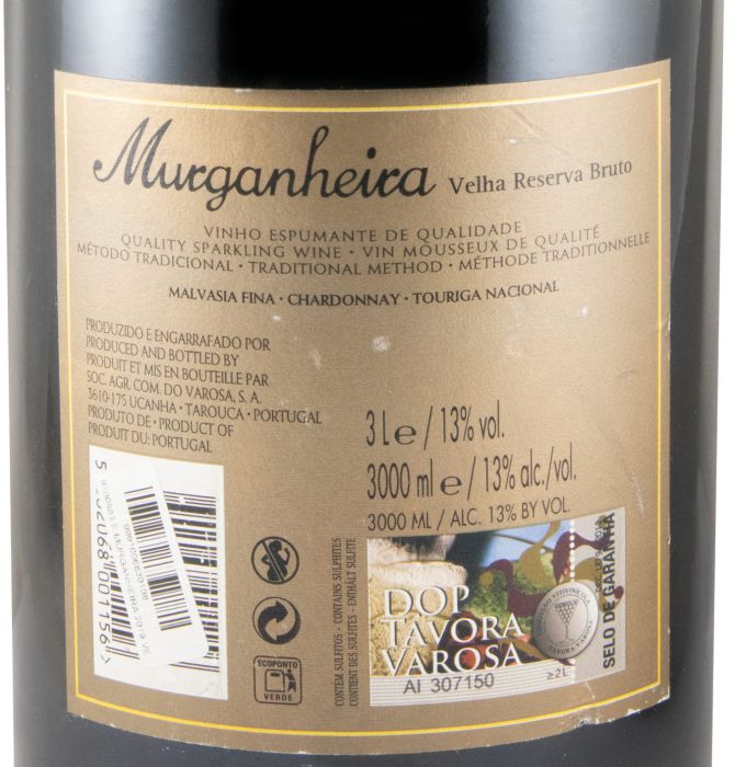 2019 Sparkling Wine Murganheira Velha Reserva Brut 3L