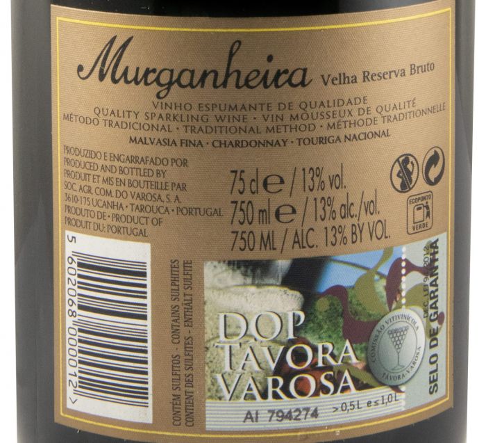 2020 Sparkling Wine Murganheira Velha Reserva Brut