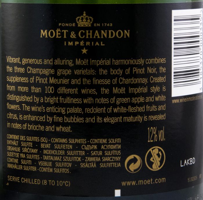 Champagne Moët & Chandon Impérial Bruto