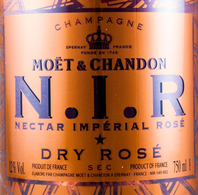Champagne Moët & Chandon N.I.R. Nectar Impérial Luminous Edition Dry rose