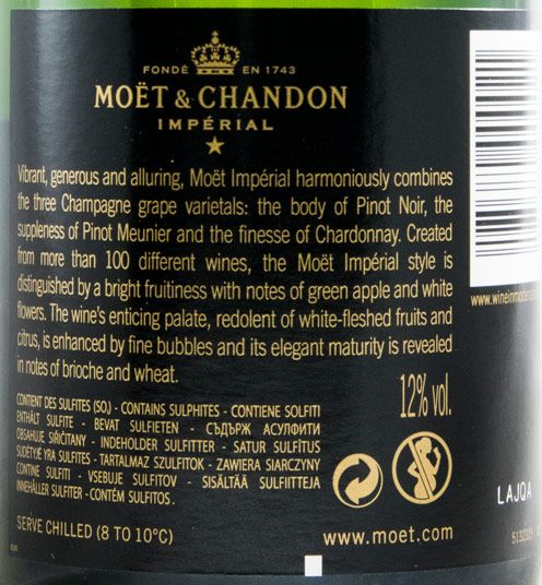 Champagne Moët & Chandon Impérial Bruto 37,5cl