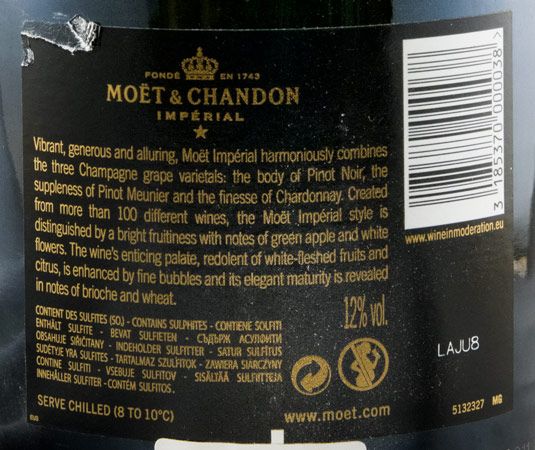 Champagne Moët & Chandon Impérial Bruto 1,5L