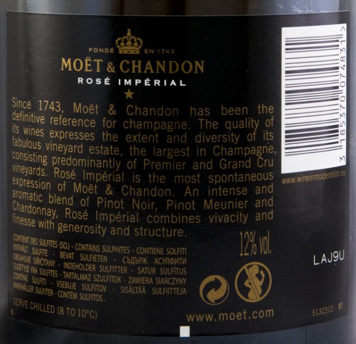 Champagne Moët & Chandon Bruto rosé