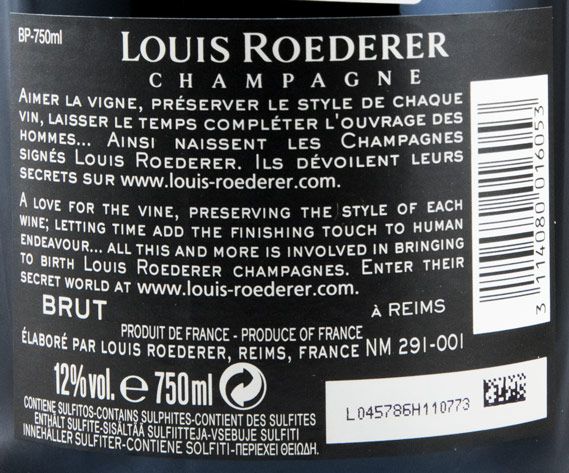 Champagne Louis Roederer Premier Bruto