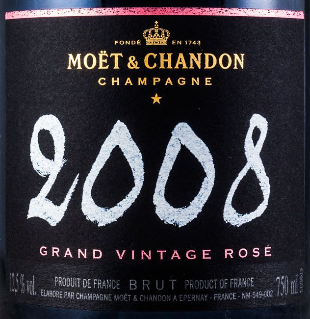 2008 Champagne Moët & Chandon Grand Vintage rosé