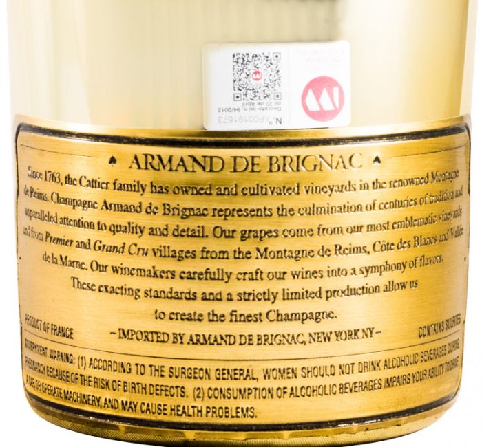 Champagne Armand de Brignac Gold Brut 1.5L