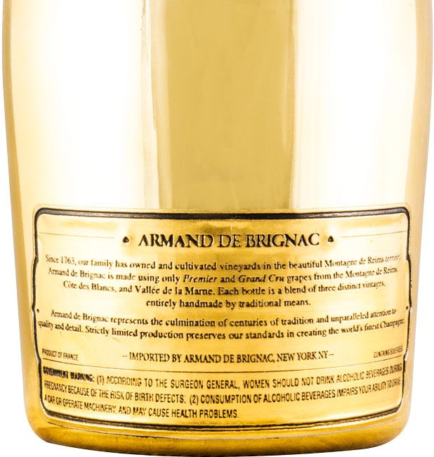 Champagne Armand de Brignac Gold Bruto 3L