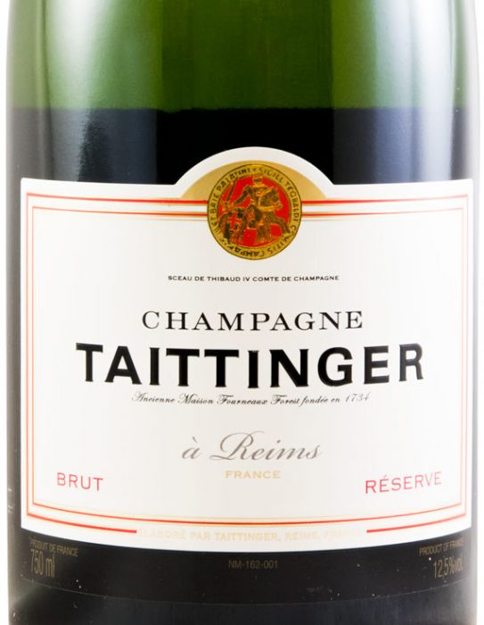 Champagne Taittinger Reserva Bruto c/2 Flutes