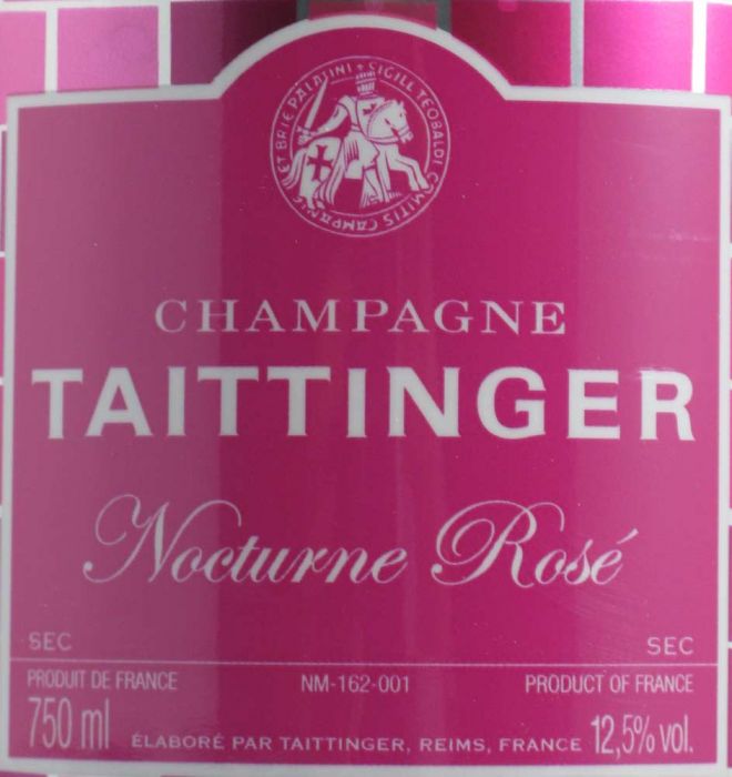 Champagne Taittinger Nocturne City Nights Edition Dry rose