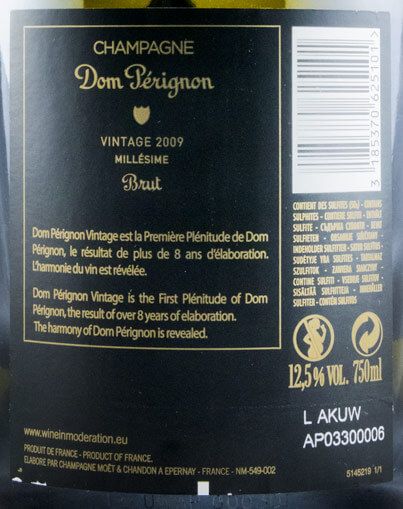 2009 Champagne Dom Pérignon Luminous Edition Bruto