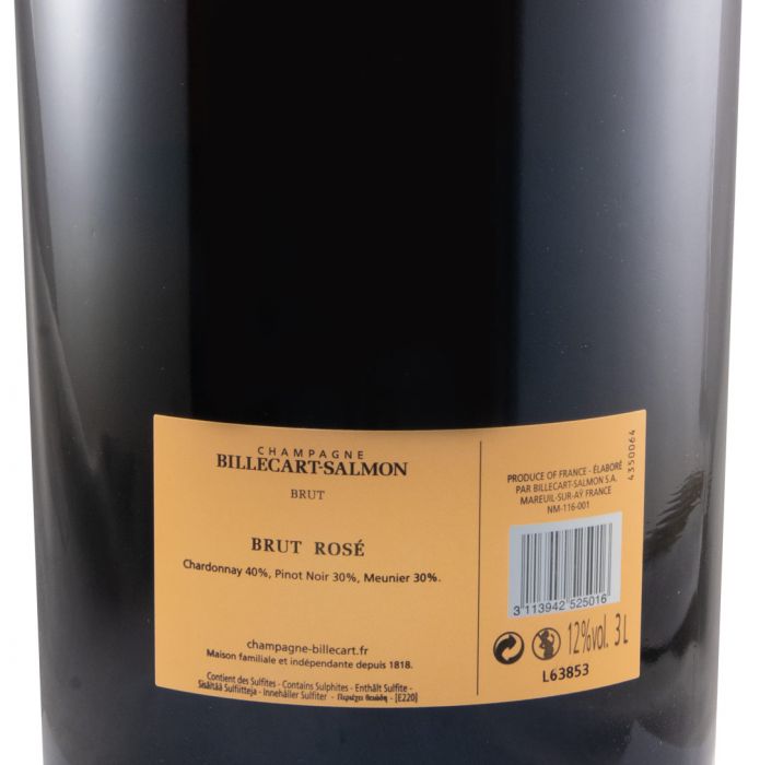 Champagne Billecart-Salmon Bruto rosé 3L