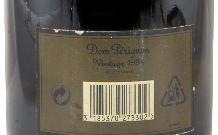 1998 Champagne Dom Pérignon Bruto