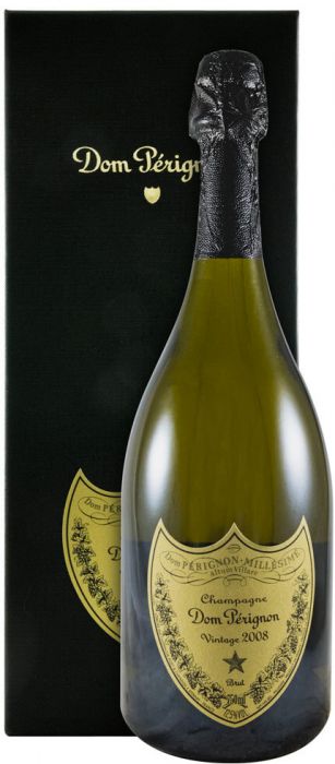 2008 Champagne Dom Pérignon Bruto (caixa individual)