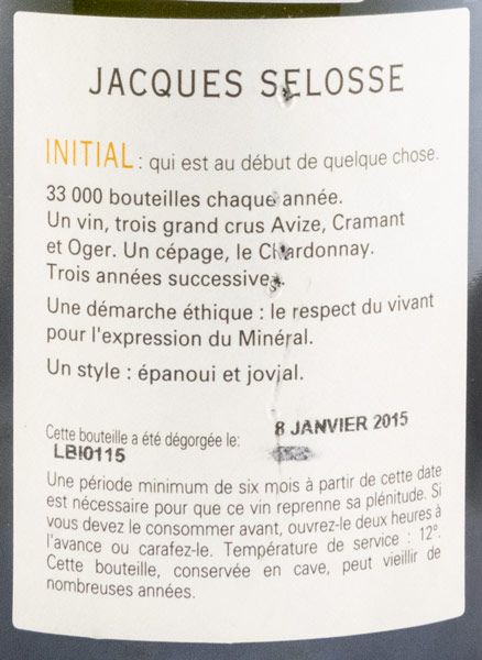 Champagne Jacques Selosse Initial Brut