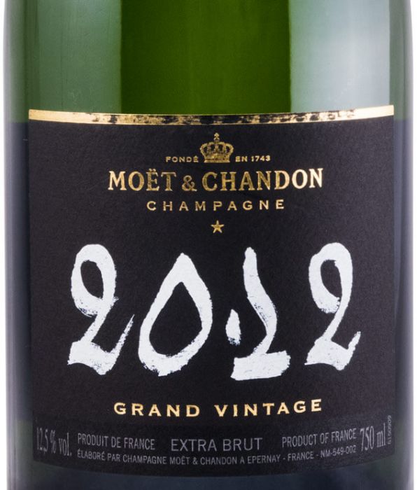 2012 Champagne Moët & Chandon Grand Vintage Extra Bruto
