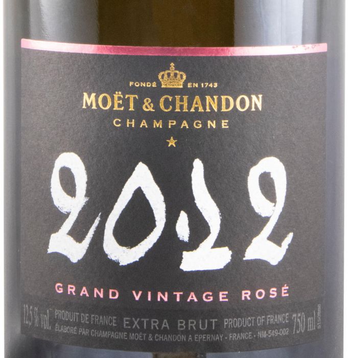 2012 Champagne Moët & Chandon Grand Vintage Extra Brut rose