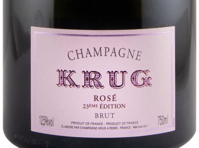 Champagne Krug 23ème Édition Bruto rosé