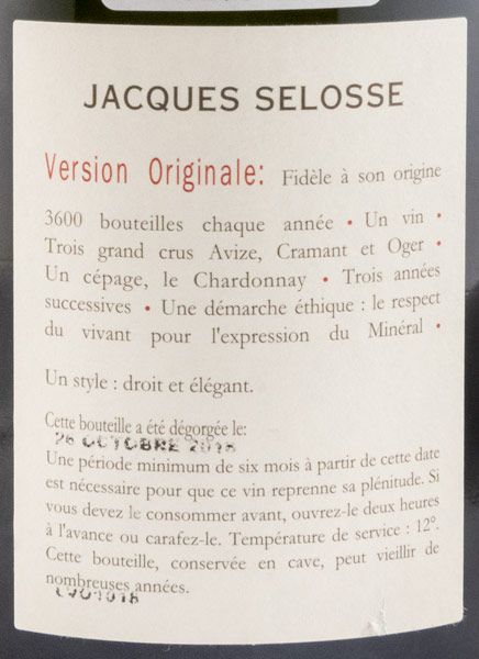Champagne Jacques Selosse Originale Bruto