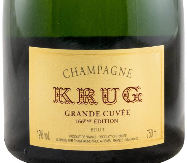 Champagne Krug 166ème Édition Grand Cuvée Bruto