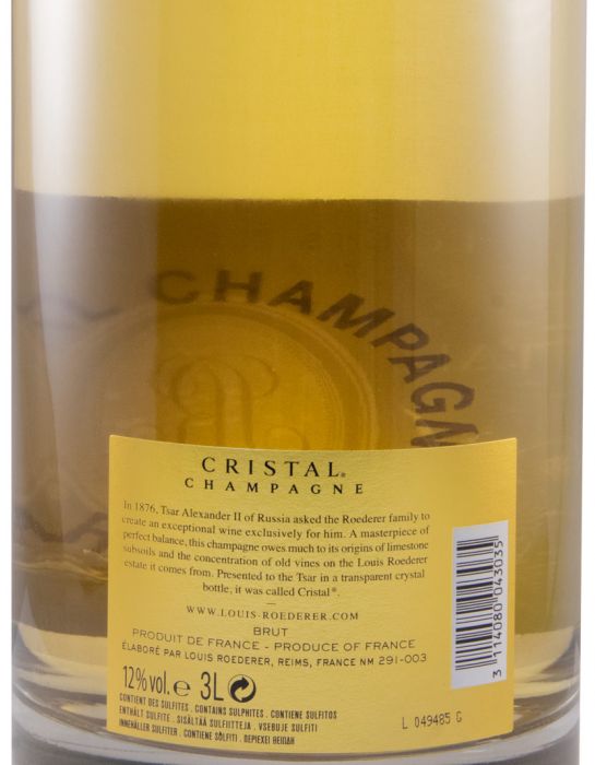 2009 Champagne Louis Roederer Cristal Brut 3L