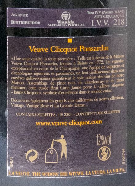 Champagne Veuve Clicquot Bruto 6L
