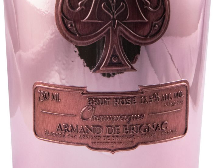 Champagne Armand de Brignac Velvet Bag Bruto rosé