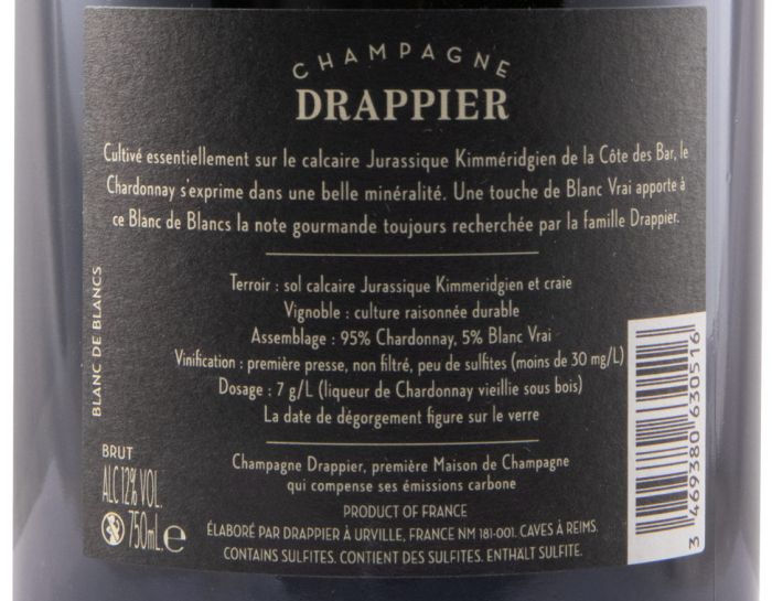 Champagne Drappier Signature Blanc de Blancs Bruto