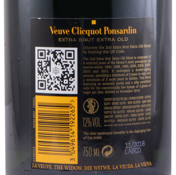 Champagne Veuve Clicquot Extra Old Extra Bruto
