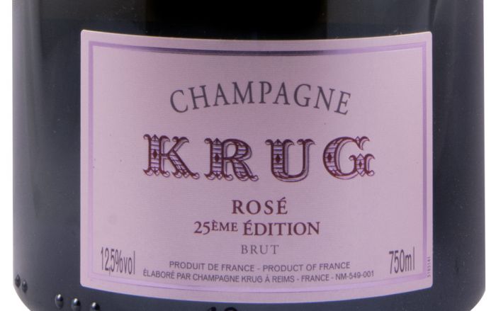 Champagne Krug 25ème Édition Brut rose