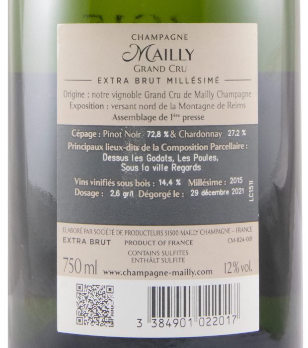 Champagne Mailly Grand Cru Extra Brut