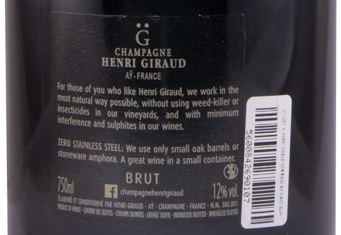 Champagne Henri Giraud Hommage au Pinot Noir Brut