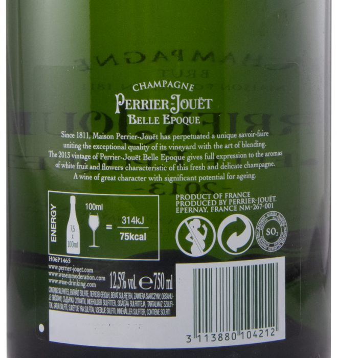 2013 Champagne Perrier-Jouët Belle Epoque Bruto