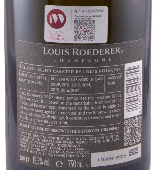 Champagne Louis Roederer Collection 243 Bruto
