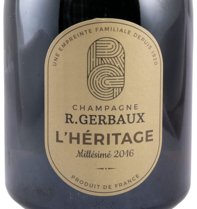 2016 Champagne R. Gerbaux L'Heritage Millésimé Extra Bruto