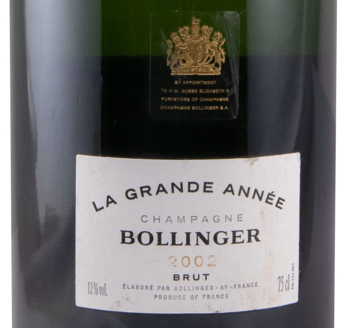 2002 Champagne Bollinger La Grande Année Brut