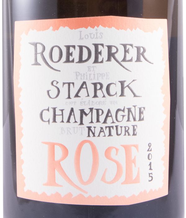 2015 Champagne Louis Roederer et Philippe Starck Bruto Natural rosé