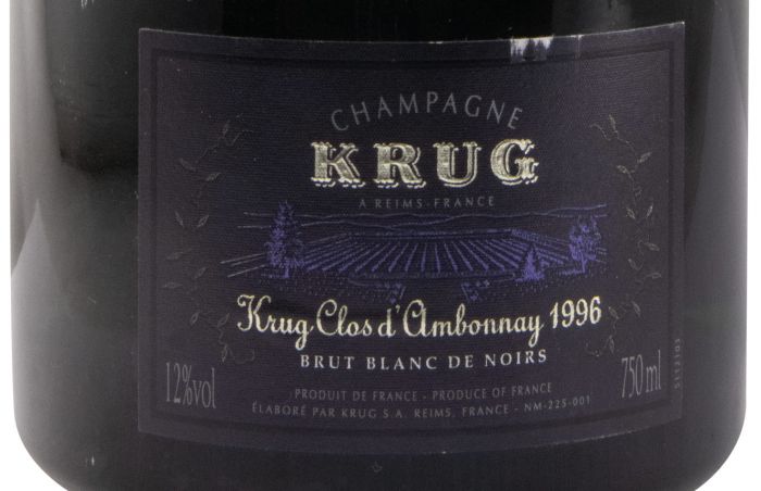 1996 Champagne Krug Clos d'Ambonnay Blanc de Noirs Brut